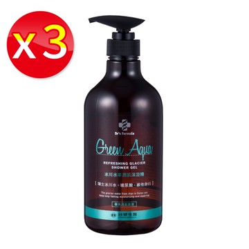 【三罐】台塑生醫 冰川水丰潤肌沐浴精 (碧泉清新)