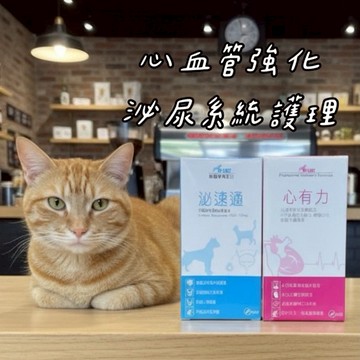🚚箱購 【心有力】【泌速通】60顆膠囊/瓶 犬貓皆可用 核心力 心血管強化 / 泌尿道保健配方