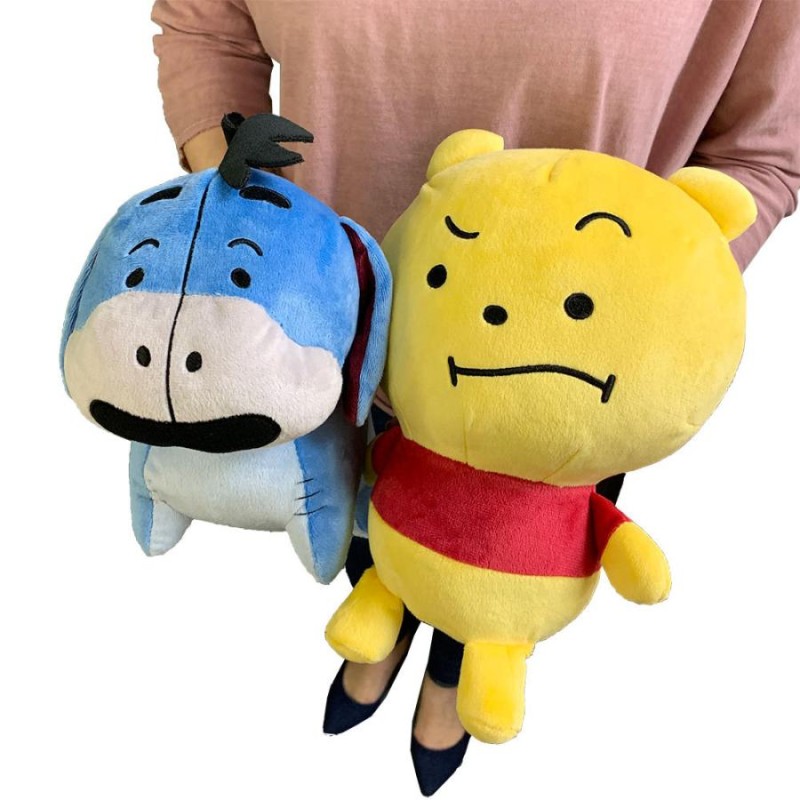 2種セット にしむらゆうじ 画 プー＆イーヨ ぬいぐるみ 27cm 大きい ビッグ グッズ キャラクター マスコット ディズニー Disney プーさん  | LINEブランドカタログ