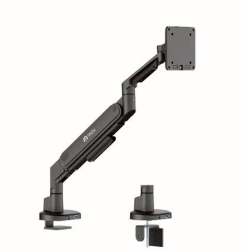 KANO系列 Raymii LS-127-U1 氣壓式短軸螢幕支架 小桌面適用-霧面黑