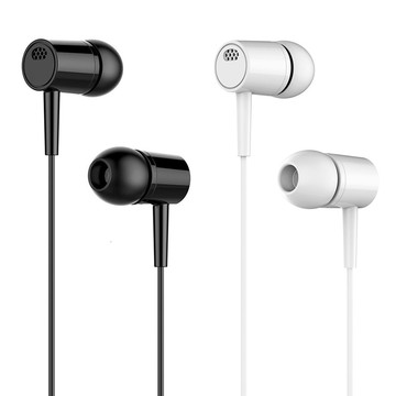 【蝦皮直營】入耳式重低音線控耳機麥克風 AUX 3.5mm接頭 黑/白 任選 通話/視訊會議 有線 耳機 麥克風