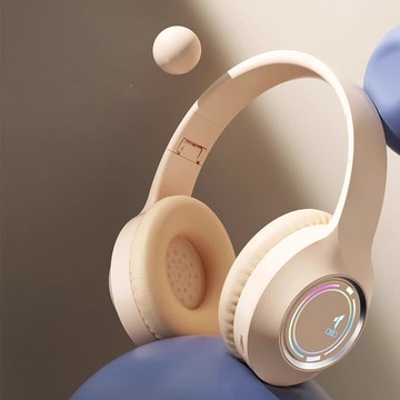 跨境全新M3全包耳不壓耳耳罩RGB多彩發光支持插卡插線無線藍牙耳【北歐家居生活】