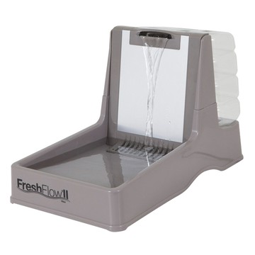 Petmate 電動瀑布式飲水機II-灰色 內含2片可更換的濾心 3.2公升  1台