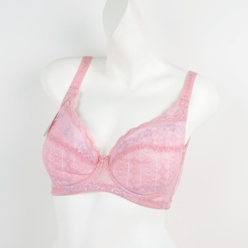 [威妮內衣] 台灣製  菱格花園軟鋼圈 親膚內衣 C~G罩杯 8889