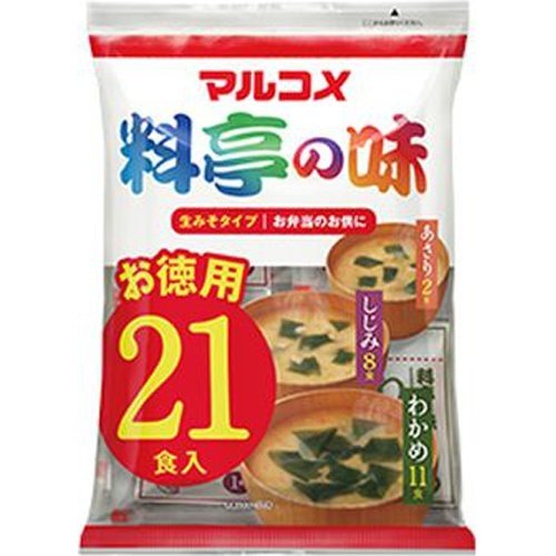 マルコメ 即席生みそ汁 お徳用 21食×10入