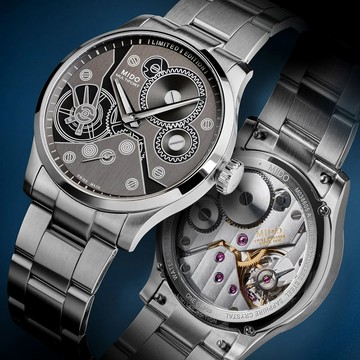 MIDO 美度 Multifort 先鋒系列90周年限量版 手動上鍊機械錶-44mm M0386051106000