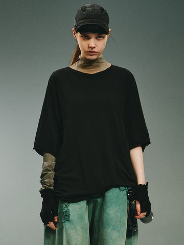 #HAMCUS_____OH / STYGIAN DELVERS T-SHIRT | Black