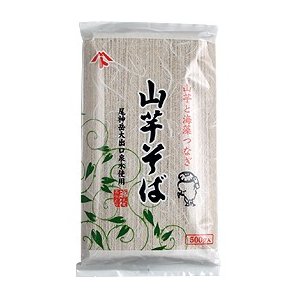 自然芋そば 山芋そば 500g　無添加そば　　2個までコンパクト便可