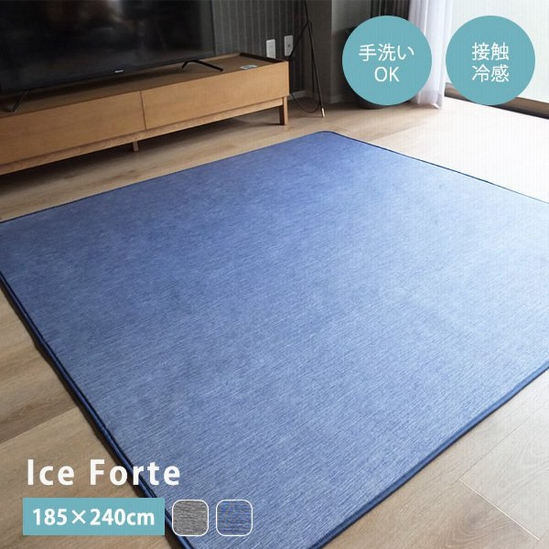 ラグ ラグマット カーペット 絨毯 アイスフォルテ 185 240cm 3畳 サマーラグ 夏 夏用 夏ラグ 接触冷感 ひんやり おしゃれ 長方形 敷物 洗える 通販 Lineポイント最大get Lineショッピング