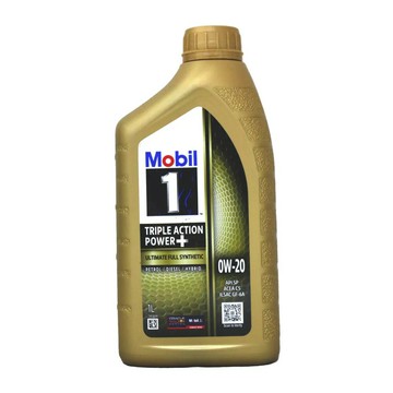 MOBIL MOBIL TRIPLE ACTION POWER+ 0W20 全合成機油 1L【299免運領券再享折扣】