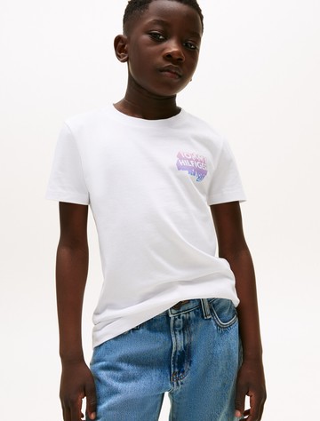 Graffiti Logo Print T-Shirt