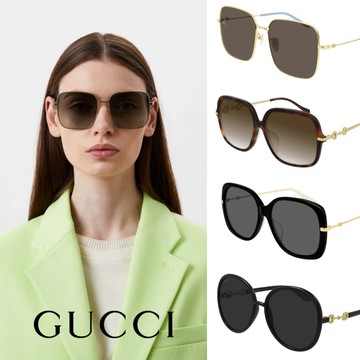 【GUCCI 古馳】時髦必備太陽眼鏡組合(GG0443S、GG0511SA、GG0884SA、GG0889S 多款任選)