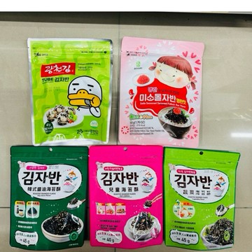 韓國 海苔酥🇰🇷韓味不二海苔酥 兒童海苔酥 韓式醬油海苔酥 蔬菜海苔酥 45g 炒海苔酥 明太子 好市多海苔酥80g