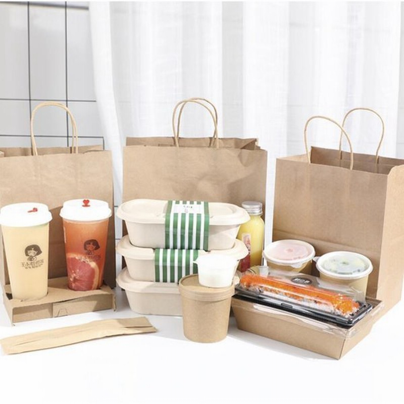 手提げ紙袋 無地 丸紐 50個 バッグ 使い捨て 紙袋 クラフト 小手提げ オリジナル おしゃれ かわいい 通販 Lineポイント最大get Lineショッピング