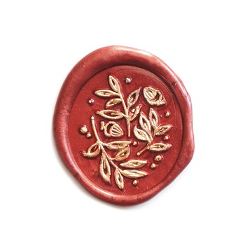 火漆章 - 手蠟封蠟章 - 樹林集 - 集夏果 - misterrobinson