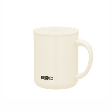 【THERMOS膳魔師】保溫杯_JDG-451C系列_450ml_牛奶白