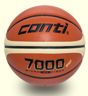 【Conti】7000系列 7000-PRO 合成皮籃球 6號/7號 (超細纖維PU16片專利貼皮籃球) #贈球針