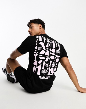 River Island mesilla valley t-shirt in black