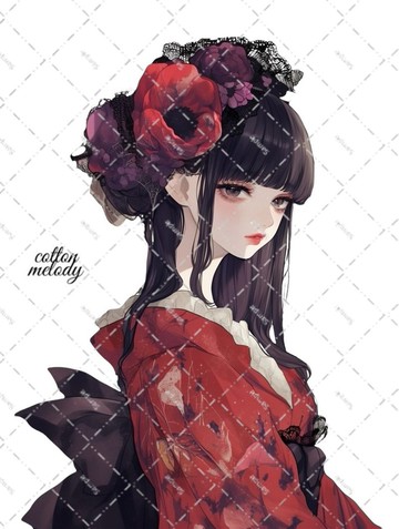 原創貼紙 no.7194 人物貼紙 原創貼紙 人物貼紙 女孩貼紙 原創人物貼紙