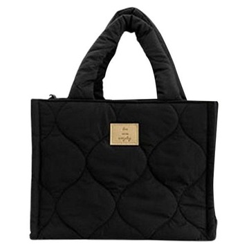 Malolotte 輕量鋪棉防潑水媽媽包 黑色 M  M