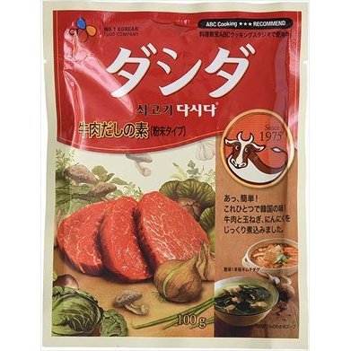 送料無料 韓国食品 CJジャパン 牛肉ダシダ100g×40個