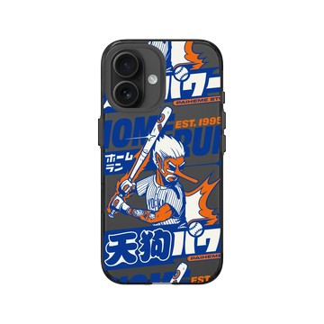 iPhone 16 Clear (相機按鈕) 酷墨灰 - Paiheme Studio - Tengu Powa