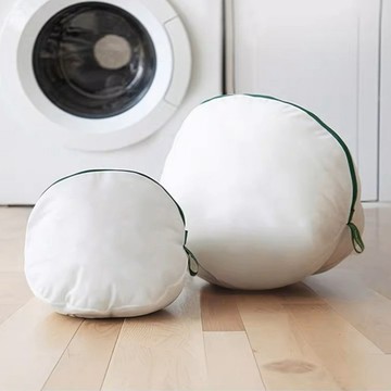 日本霜山 細網眼立體球型洗衣袋二件組(大&中)