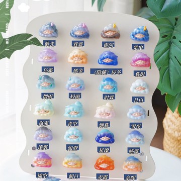 YUMO/云朵收藏家系列潮玩盲盒3個一盒自帶磁吸萌趣冰箱貼趣味擺件