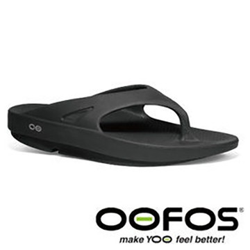 【OOFOS】 OOriginal 男舒壓 夾腳拖鞋 『BLK黑』 M1000 戶外.旅遊.健行.沙地.水上活動.水陸鞋.溯溪