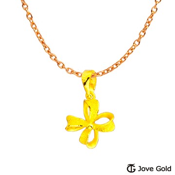 Jove Gold 漾金飾 小禮物黃金墜子 送項鍊