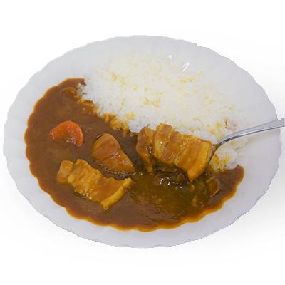 ふるさと納税 恵庭市 う米豚カレー200g×8袋