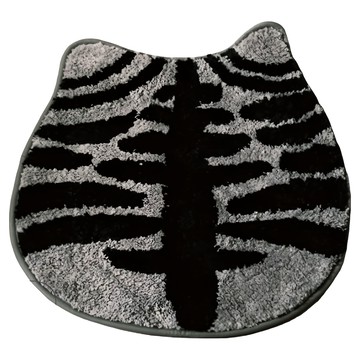 空氣選物 貓咪吸水腳踏墊 虎斑背背  灰色  52 x 54 x 1cm  1個