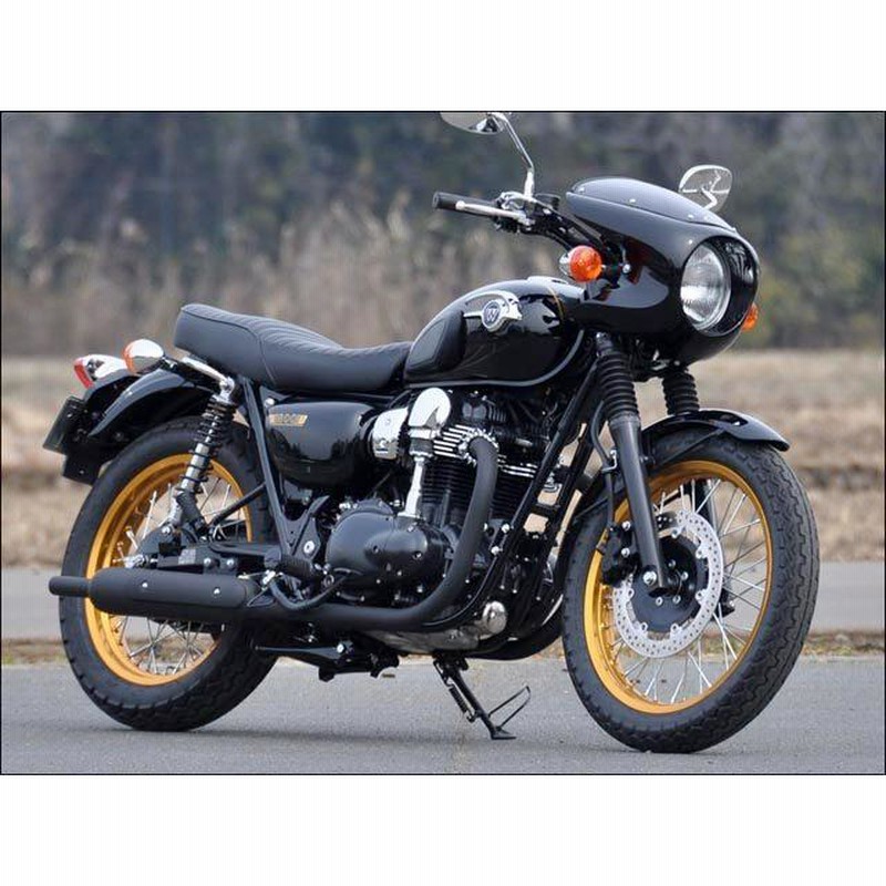 CHIC DESIGN シックデザイン ミニロケットカウル カラー：ルミナスビンテージレッド / スクリーンカラー：クリア W400 W650  W800 KAWASAKI カワサキ | LINEブランドカタログ