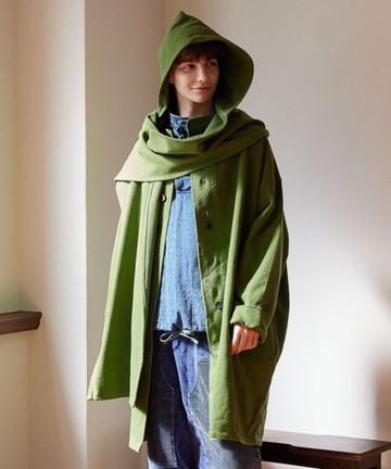 【熱門預購】織紋遊牧長版外套 (3色) NWW-5304