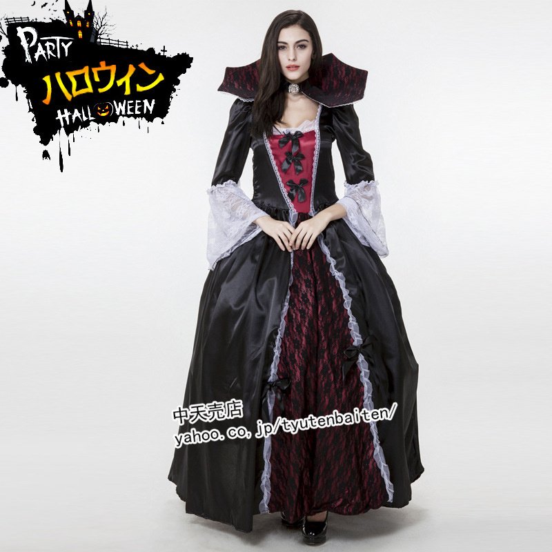 コスプレ衣装 女性 2点セット ハロウィン 仮装 バンパイア 吸血鬼 女王 鬼花嫁 舞台演出 パーティー 仮装舞会 ゴシック式ワンピース 学園祭  文化祭 大人用 通販 LINEポイント最大0.5%GET | LINEショッピング