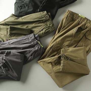 美式阿美咔嘰！外貿男裝多口袋寬松工裝休閑直筒收口褲直筒長褲潮