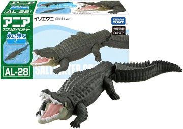 《TAKARA TOMY》多美動物ANIA AL-28 鱷魚 (漂浮版)  東喬精品百貨