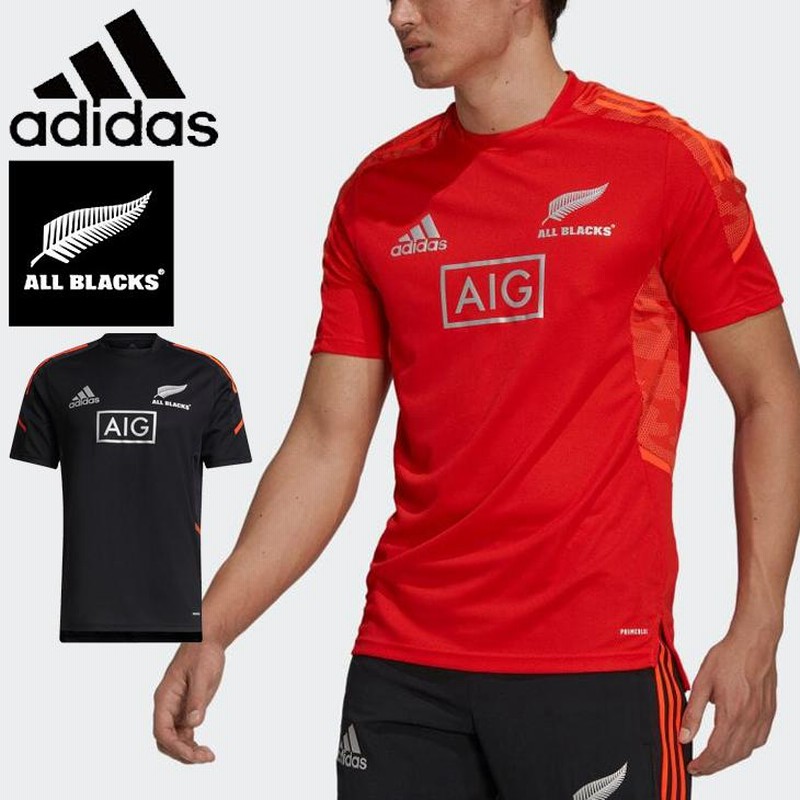 半袖Tシャツ ラグビー メンズ adidas アディダス ALL BLACKS オール