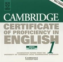 Cambridge Certificate of Proficiency in English 1 Audio CD (1版) ESOL  Cambridge