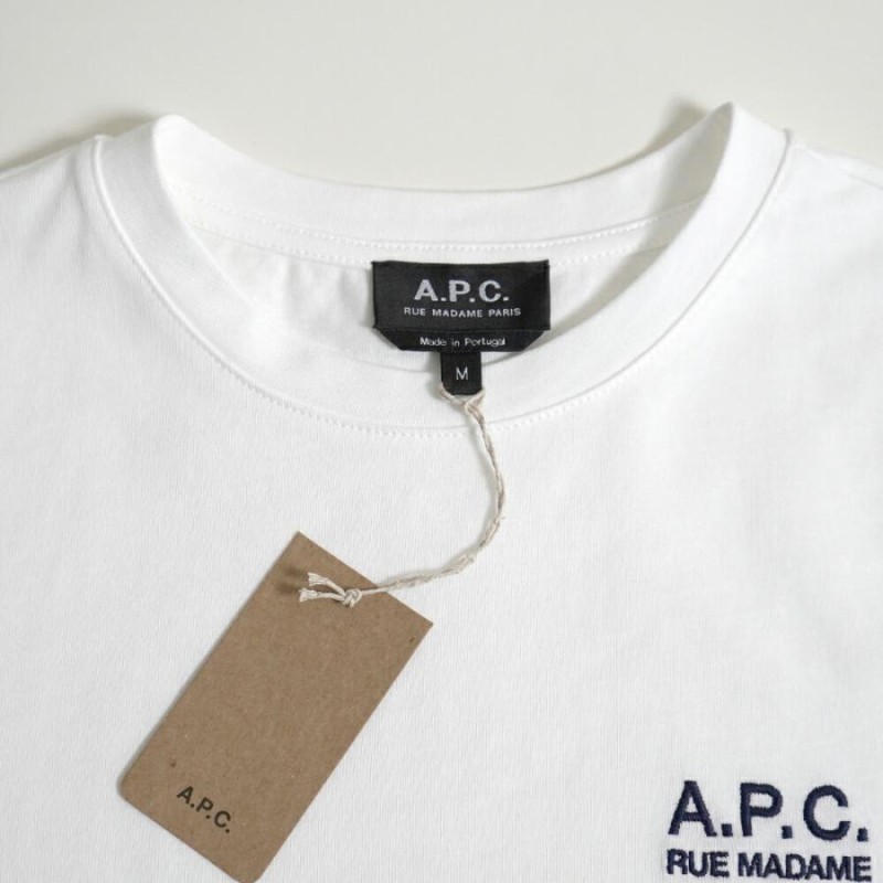 1000円OFFクーポン】A.P.C. アーペーセー クルーネック 半袖 Tシャツ