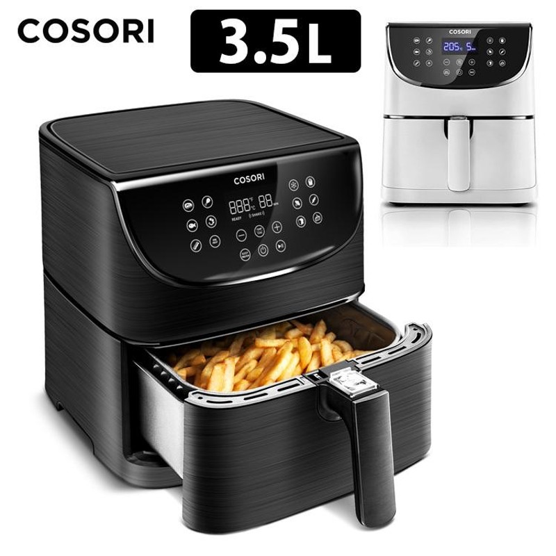 COSORI ノンフライヤー 3.5L 電気フライヤー レシピ付き - 調理機器