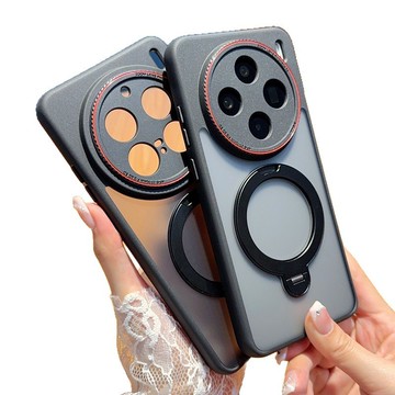 小黃兄 適用 vivox200Ultra殻 新款磁吸x200pro簡約膚感磨砂 x200全包防摔 防汗手機外殻