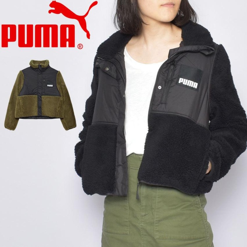 プーマ アウター レディース シェルパ ハイブリッドジャケット PUMA