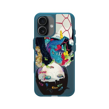 iPhone 17 Clear (相機按鈕) 夜幕藍 - MITSUME - Ghost charm