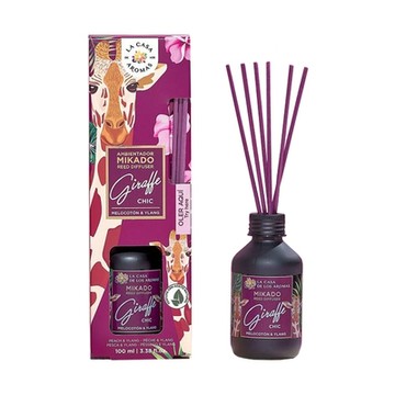 LA CASA 西班牙叢林系擴香組-長頸鹿(甜桃與依蘭) 100ml