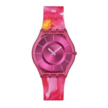 Swatch PARADISE PETALS 超薄手錶/男錶/女錶/瑞士製造 SS08P113 (34mm)