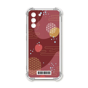 S系列(其他) 殼 TRON 三星 S21 PLUS 日系和風圓點流雲系列  載具 四角防摔殼 手機殼