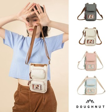 【DOUGHNUT】6.5吋側背包 斜背包 小包 手機包 隨身包 防潑水 Duo DW