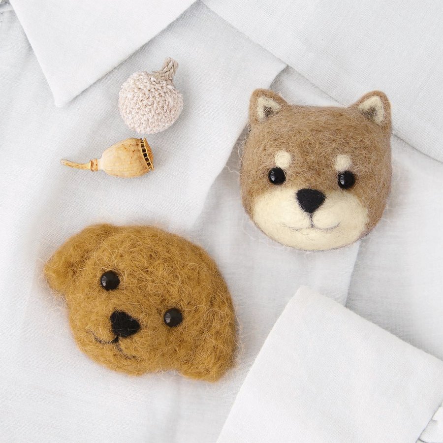 手作りキット 羊毛フェルト 柴犬とトイプードル イヌ 須佐沙知子 簡単 初心者向け ハマナカ 手芸 L 通販 Lineポイント最大get Lineショッピング