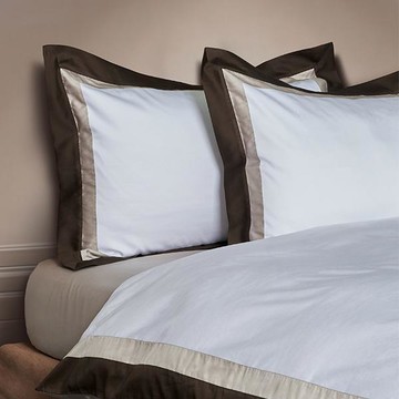 【寬庭】義大利GIZA埃及長纖棉 經典寢飾｜雙城記 晶湛灰(雙人)